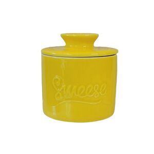 Sweese Yellow French Porcelain Butter Crock